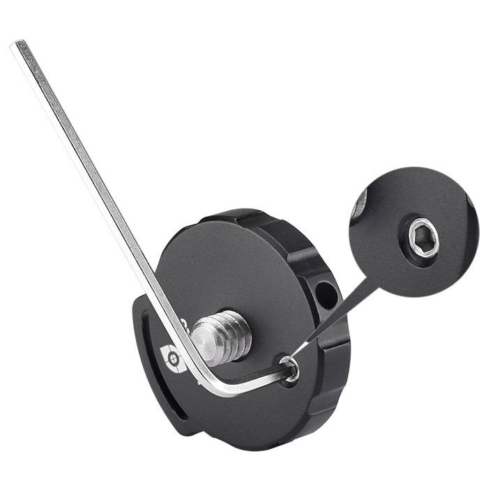 LEOFOTO TP-75 フラットプレート 3/8インチ スタッドアダプター Leofoto TP-100 / TP-75 3/8