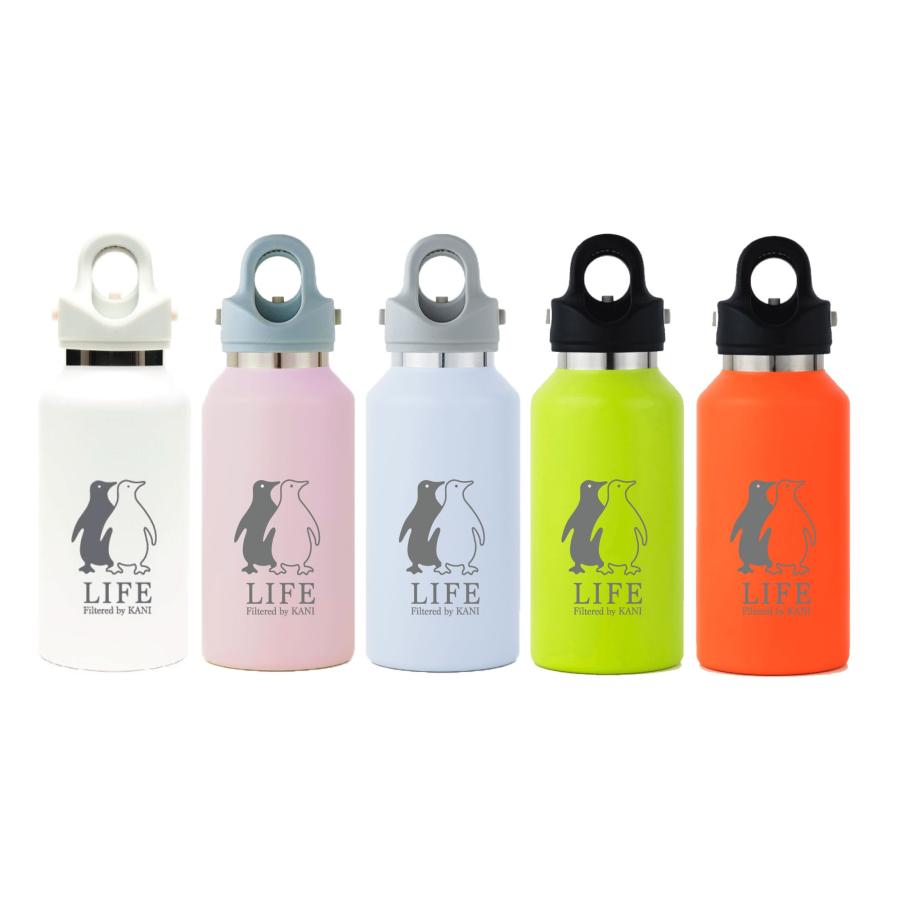 KANI 真空断熱ボトル12oz(355ml) カラビナ付 : ロカユニバーサル