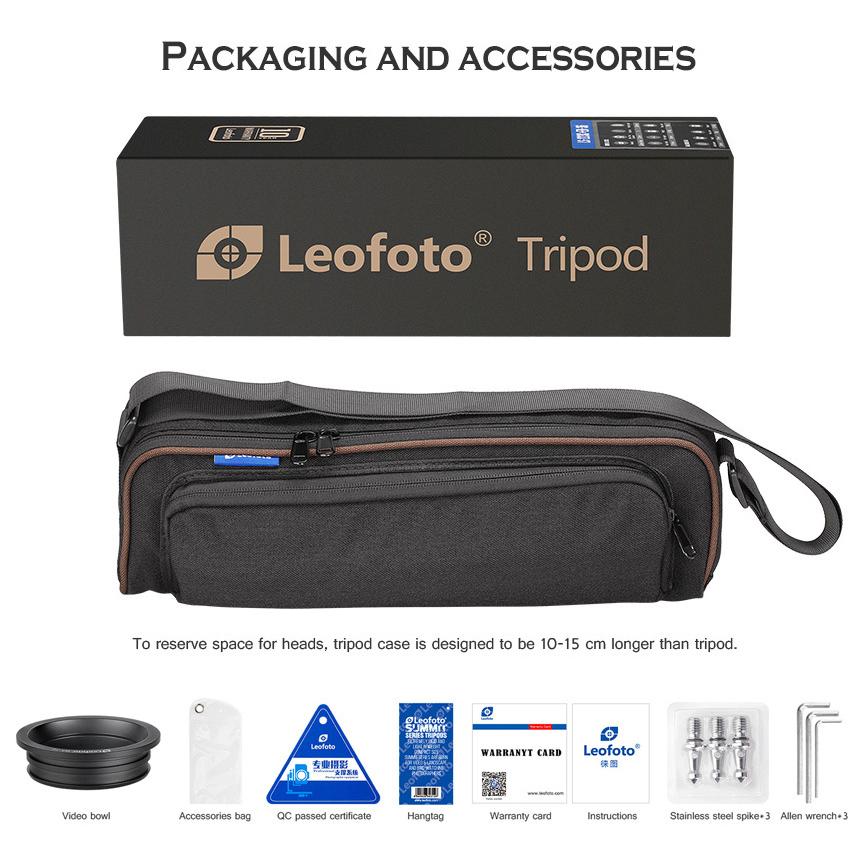 Leofoto (レオフォト) LM-402C 100mmハーフボールに対応したハイエンドローポジション三脚の画像