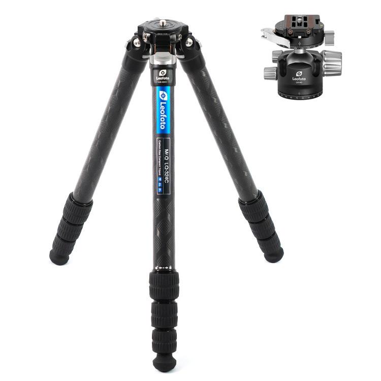 Leofoto ( レオフォト ) LQ-324C+LH-40PCL カーボン4段三脚+自由雲台セット