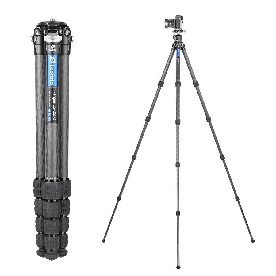 Leofoto - Leofoto LS-255C レンジャーシリーズ レオフォト カーボン 三脚 Leofoto (レオフォト) LS-255C カーボン三脚/パイプ径25mm 5段