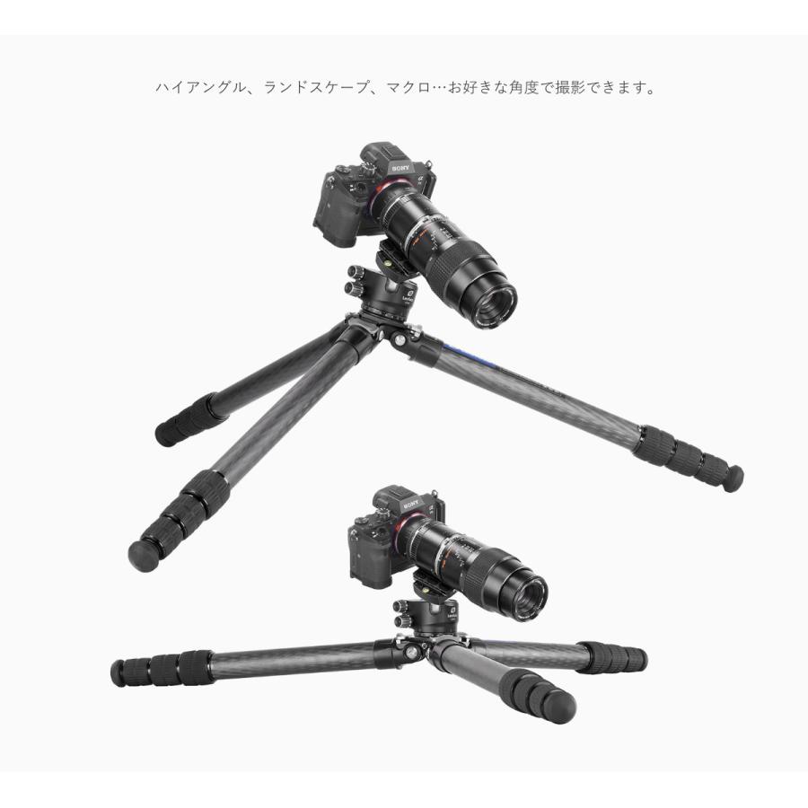 Leofoto (レオフォト) LS-324C+LH40 カーボン三脚・自由雲台セット/パイプ径32mm 4段 ミラーレス・一眼レフ用三脚の画像