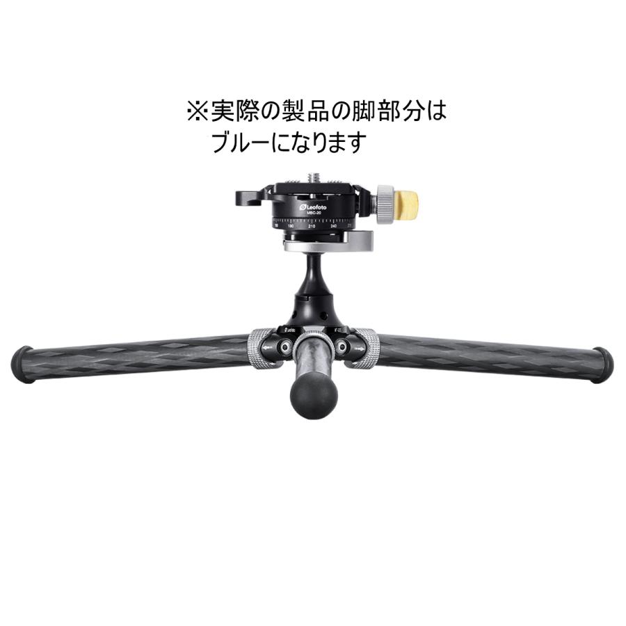 ポケット三脚 Leofoto (レオフォト) MT-02C+MBC-20 ブルー ポケット三脚 Leofoto (レオフォト) MT-02C+MBC-20 ブルー