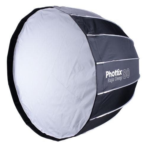 Phottix ( フォティックス ) Raja Deep Quick-Folding Softbox 80cm / 傘のように素早く展開 ソフトボックス ボーエンズマウント付属_1