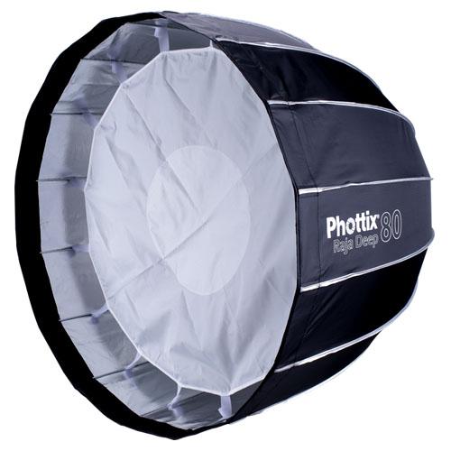 Phottix ( フォティックス ) Raja Deep Quick-Folding Softbox 80cm / 傘のように素早く展開 ソフトボックス ボーエンズマウント付属_2