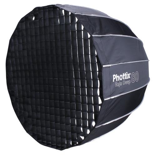 Phottix ( フォティックス ) Raja Deep Quick-Folding Softbox 80cm / 傘のように素早く展開 ソフトボックス ボーエンズマウント付属_3
