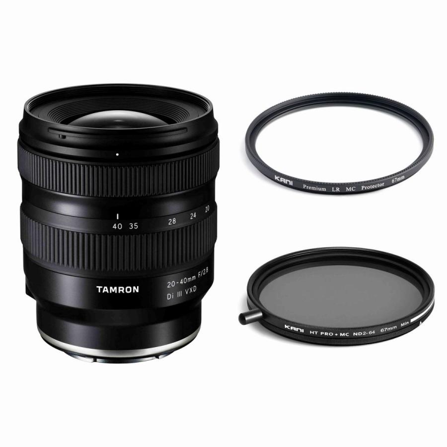 TAMRON 20-40mm F/2.8 Di III VXD プロテクター付 Di Tamron (タムロン) 20-40mm F/2.8 III VXD ＋ND2-64+プレミアム
