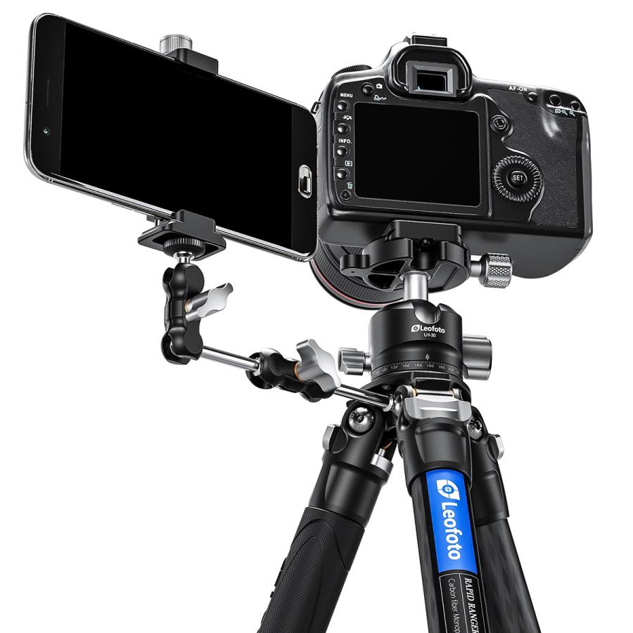 Leofoto (レオフォト) LSR-284C+LH-30 / レバーロック方式 カーボン三脚+雲台セットの画像
