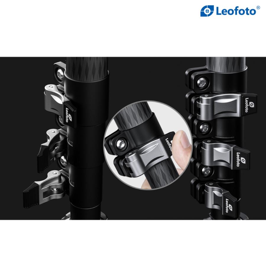 Leofoto (レオフォト) MF-324C+BV-10+VD-04 カーボン一脚雲台キット 自立一脚 卓上三脚付の画像