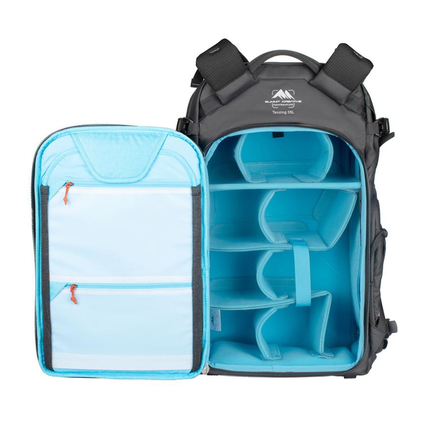 Summit Creative (サミットクリエイティブ) テンジン 35L ジップ バックパック ブラック / カメラバッグの画像