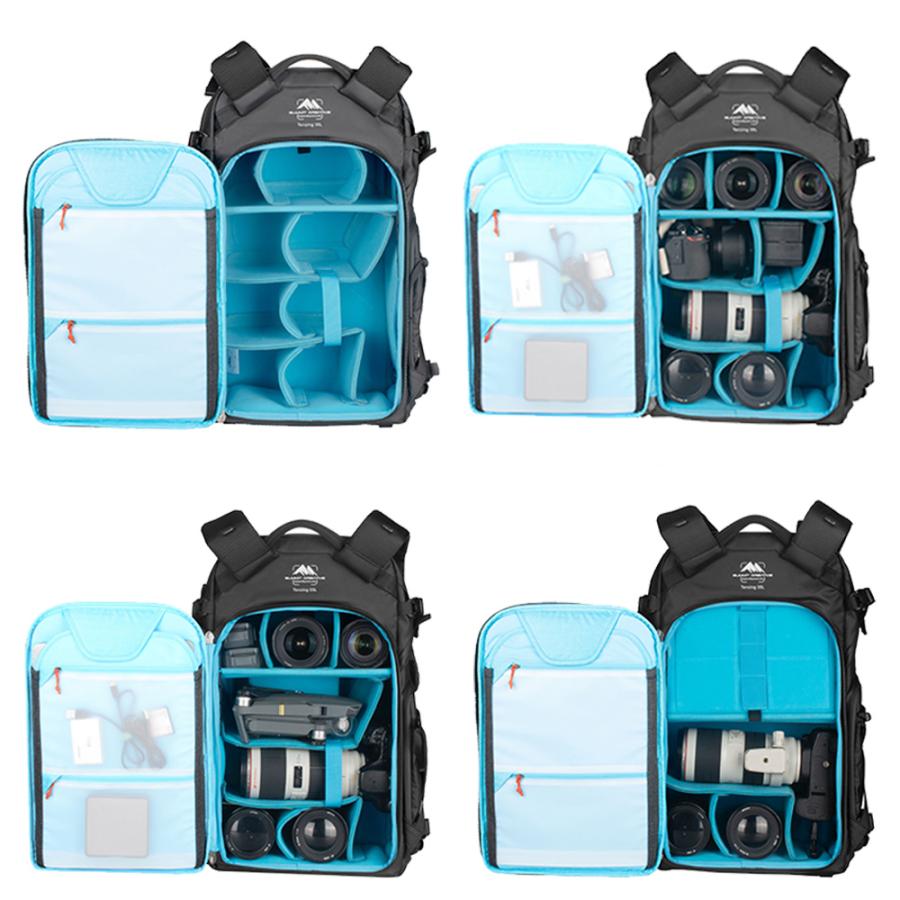 Summit Creative (サミットクリエイティブ) テンジン 35L ジップ バックパック ブラック / カメラバッグの画像