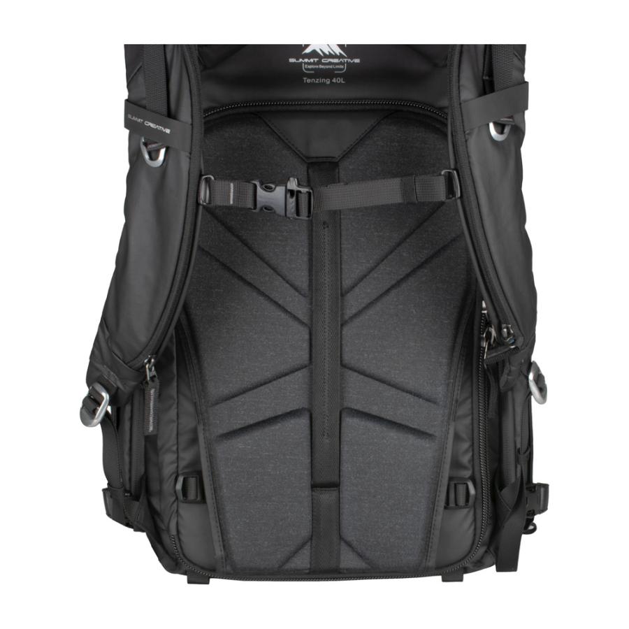 Summit Creative (サミットクリエイティブ) テンジン 40L ロールトップ バックパック ブラック+ / カメラバッグの画像