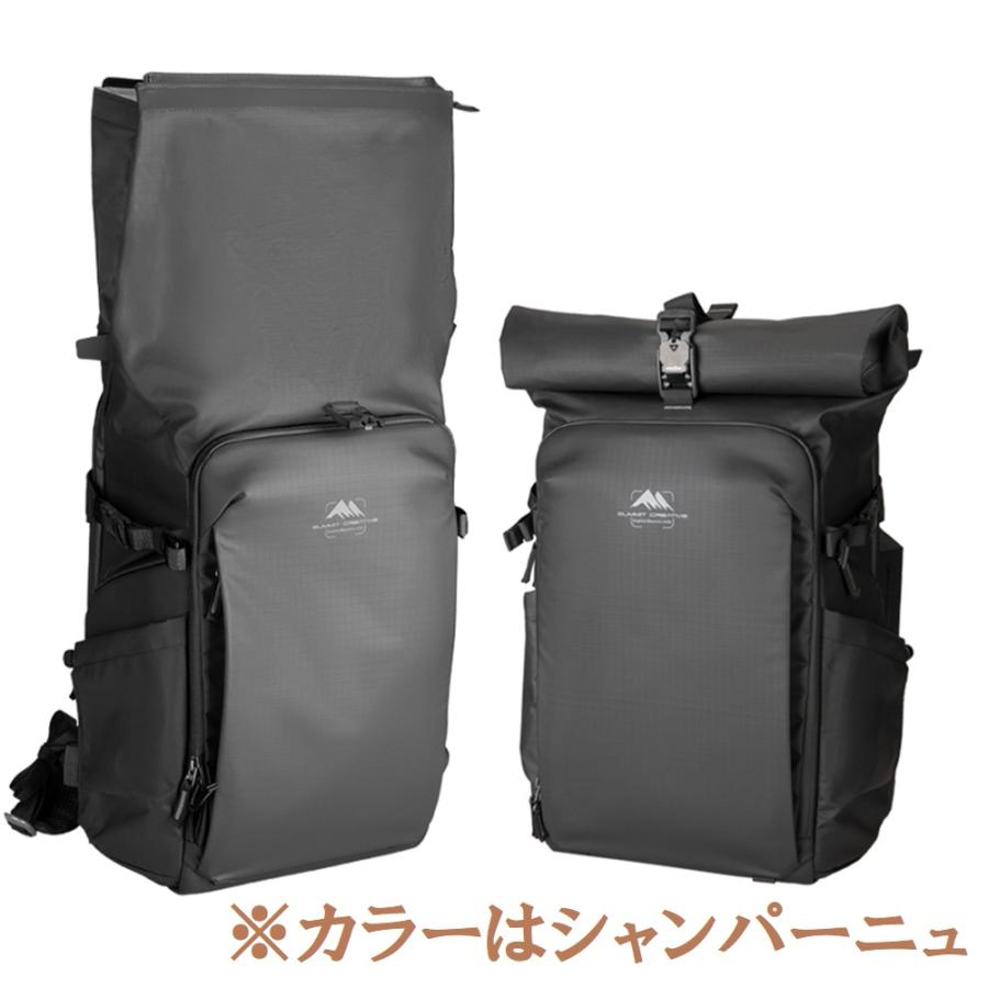 Summit Creative (サミットクリエイティブ) メトロポリス 32L ロールトップ バックパック シャンパーニュ / カメラバッグ_2
