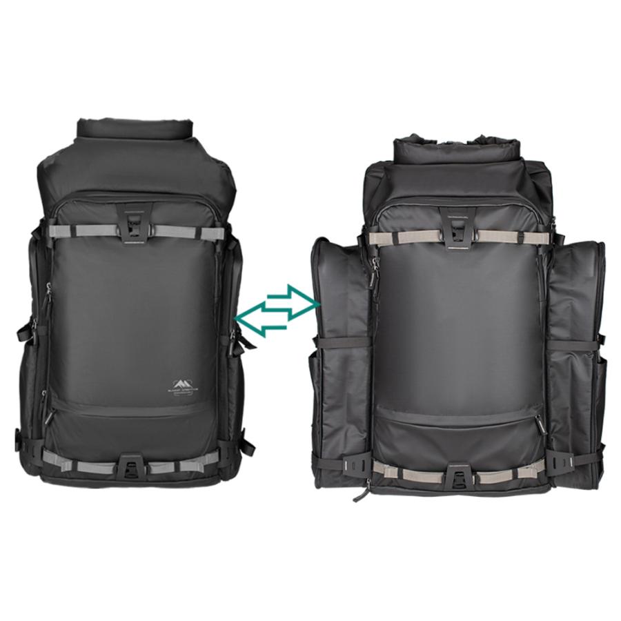 Summit Creative ( サミットクリエイティブ ) テンジン 70L ロールトップバックパック ブラック / カメラバッグの画像