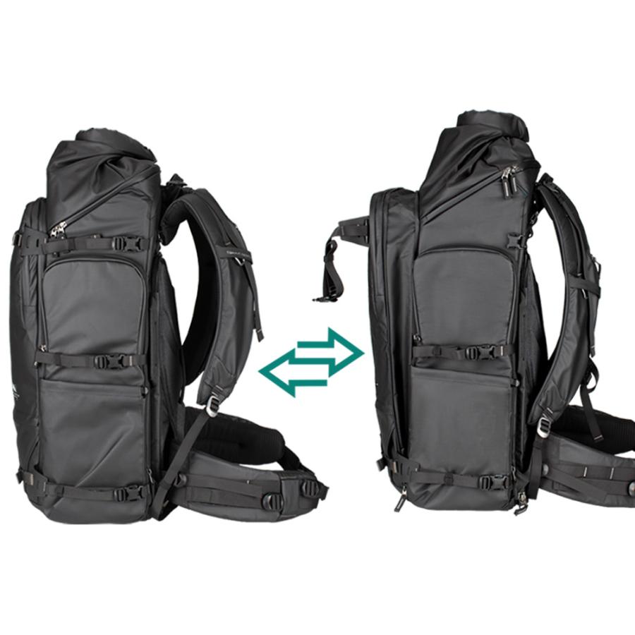 Summit Creative ( サミットクリエイティブ ) テンジン 70L ロールトップバックパック ブラック / カメラバッグの画像