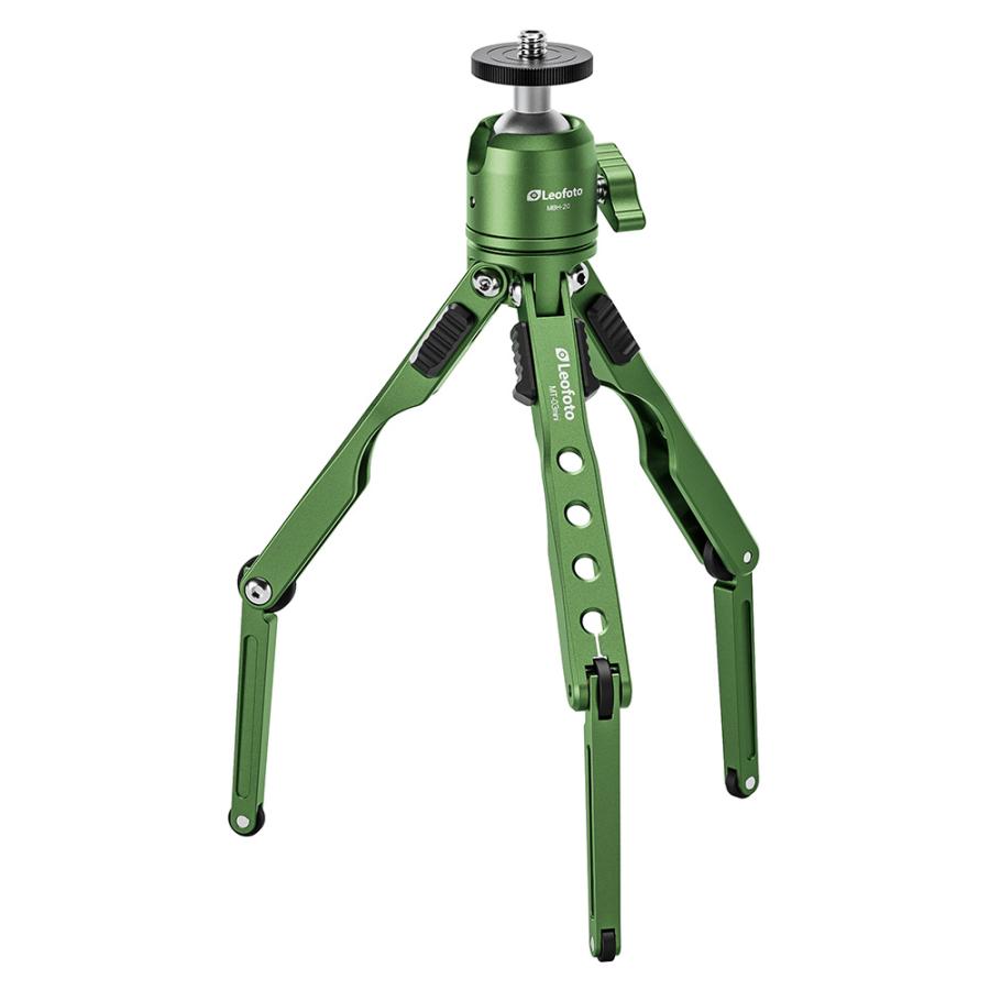 XootGo プロジェクター本体 グリーン　三脚付き ポケット三脚 Leofoto (レオフォト) MT-03mini+MBH-20 グリーン 堅牢