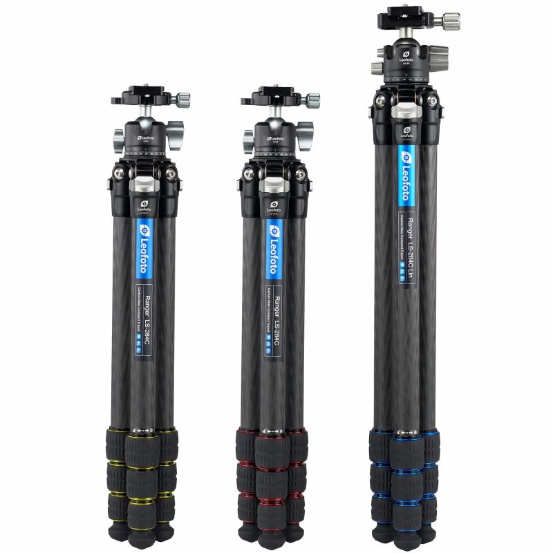 Leofoto（レオフォト） 交換用ロックナット 3個セット 25mm用（赤/青