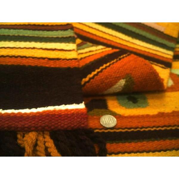 ペルー ウール ラグカーペットWOOL「野生の鳥たち」約1.5畳/送料無料