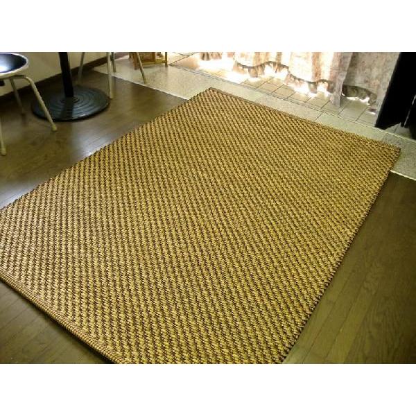 洗練された天然リード草葦素材ラグ◇140×200約1.5畳節電 洗練された天然リード草葦素材ラグ◇140×200約1.5畳節電