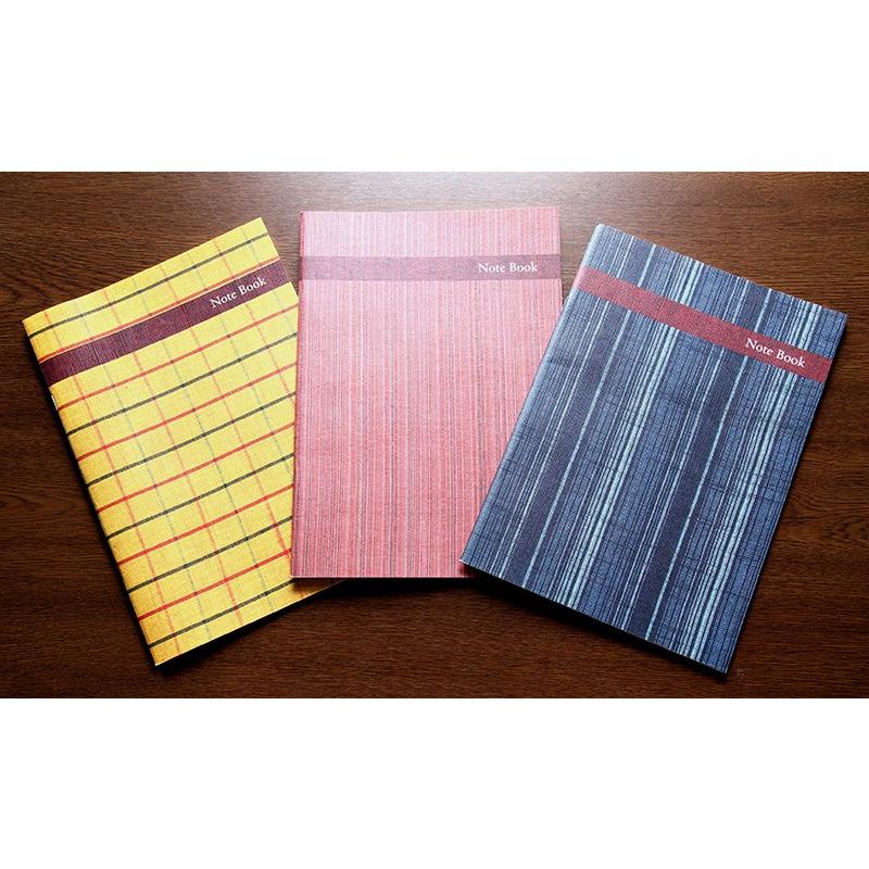 会津木綿柄ノート B5 1mm 257mm 3冊セット 紅彩 芥子格子 紺藍 クリックポストにて発送 Local To Global 通販 Yahoo ショッピング