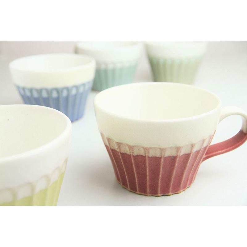 樹ノ音工房 本郷焼 フリーマグカップ 白 太鎬 Kinooto Freemug Local To Global 通販 Yahoo ショッピング