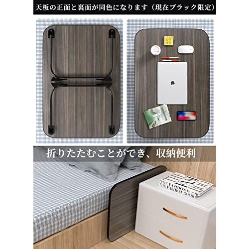 ローテーブル 幅70×奥行48×高さ31cm 折りたたみテーブル ベッドテーブル 折り畳みデスク ラップデスク PCテーブル ノートパソコンデス|loccitane|04