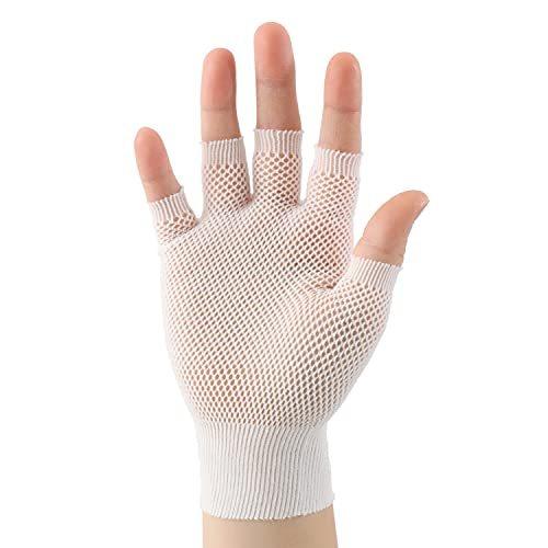 エースグローブ インナー手袋 5双(10枚入) メッシュタイプ AG795 ホワイト フリーサイズ|loccitane|02