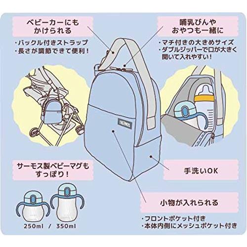 サーモス マグポーチ 保冷おでかけポーチ REL-001 ブルー|loccitane|05
