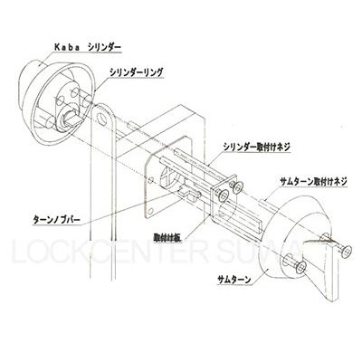 KABA ACE スカンジナビアオーバルシリンダーシリンダー ゴールド色 |  | 04