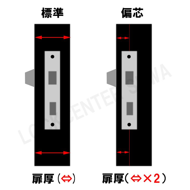 MIWA LSP 扉厚37MM〜41MM用 ダミーシリンダー | 美和ロック | 02