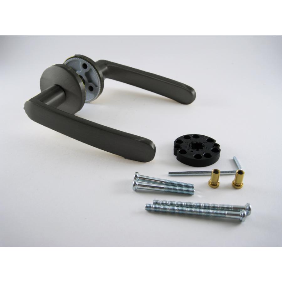 ASSA レバーハンドル ブラック色 : assa-lv-b : ロックセンター - 通販 