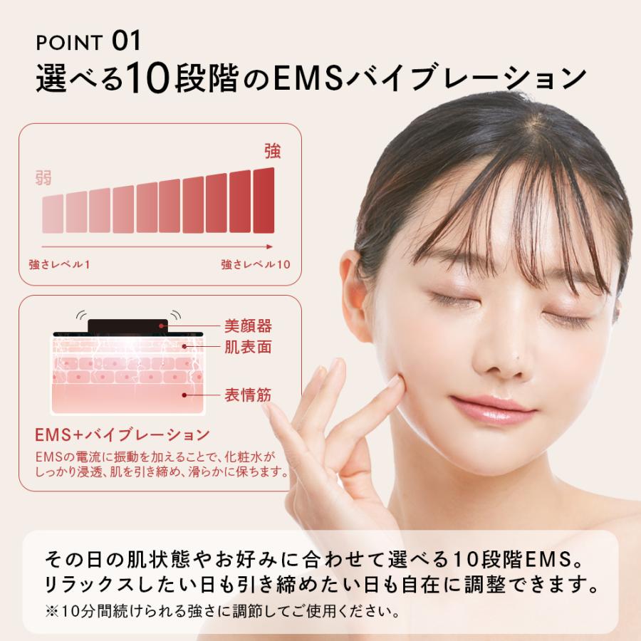 EMS小顔美顔器 楽天市場】EMS 小顔美顔器 顔痩せ TENS電気パルス 6段階モード12段階