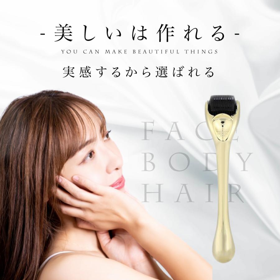 ダーマローラー 育毛 美肌 小顔ローラー 0.25mm0.5mm0.75mm フェイスローラー 美容ローラー フェイス＆ボディー用 人気 毛穴ケア 男女兼用 スキンケア 頭皮ケア |  | 01