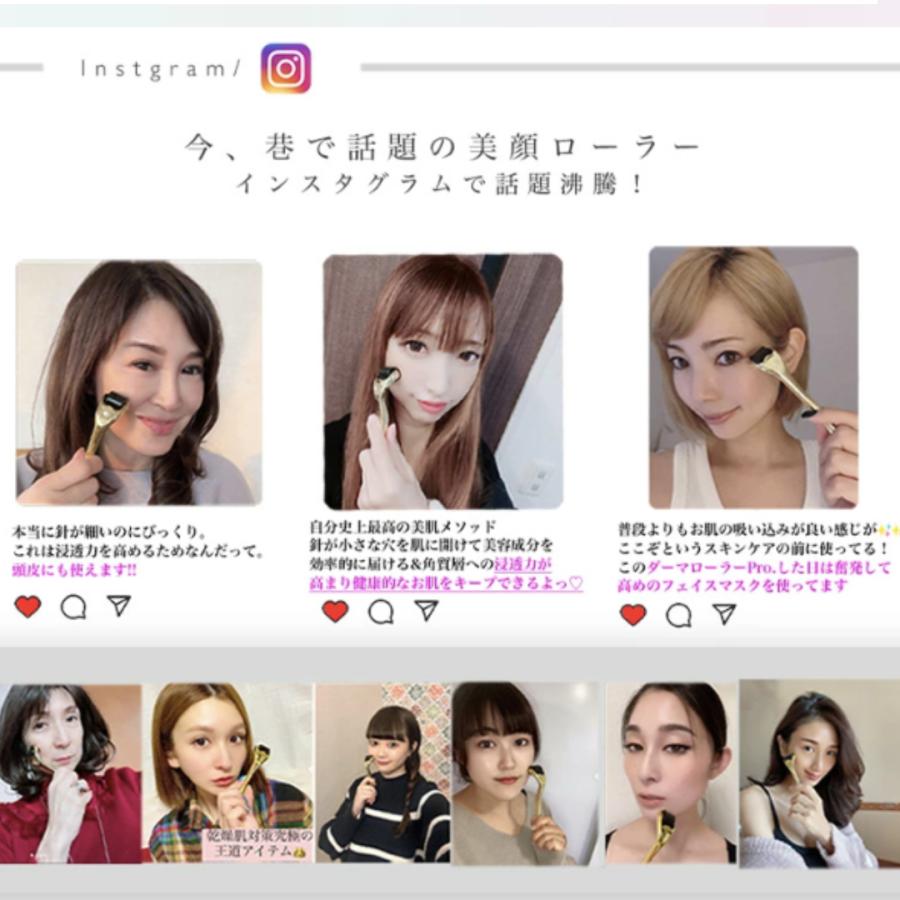 ダーマローラー 育毛 美肌 小顔ローラー 0.25mm0.5mm0.75mm フェイス