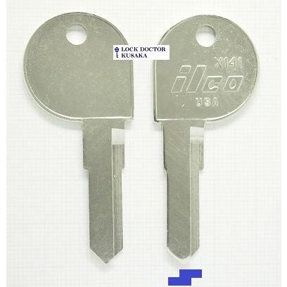ハーレー ブランクキー X141 ILCO 合鍵材料 スペアキー材料 : ロック