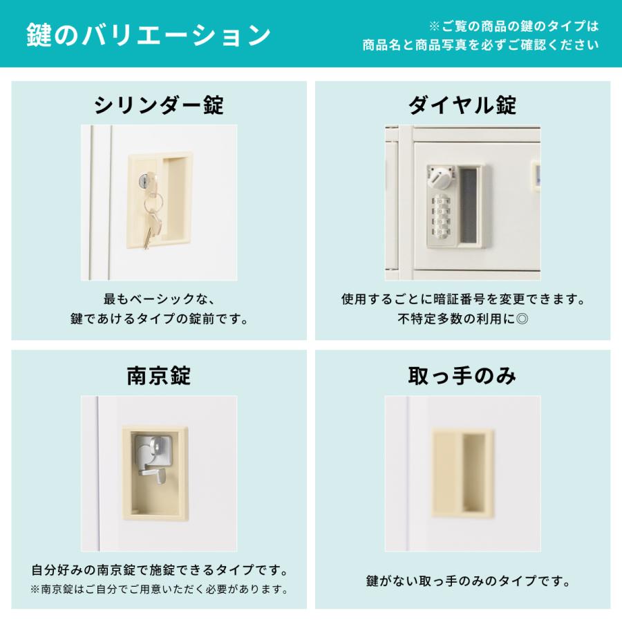 １マス引出しロッカー（ダイヤル錠） NKBA-11D 国産 鍵付き おしゃれ シンプル ロッカー 暗証番号 ダイヤル nkba-11dの画像