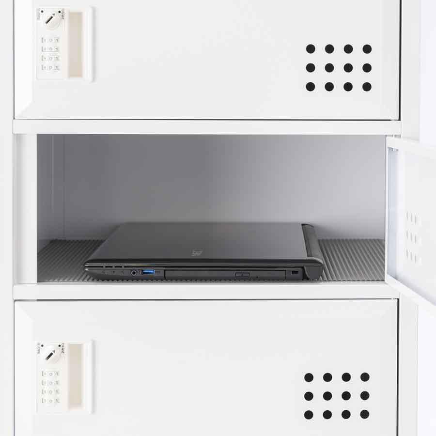 Note PC model（2列8段）シリンダー錠 NNMS-208 国産 ロッカー 鍵付き おしゃれ シンプル スタイリッシュ 　nnms-208_2
