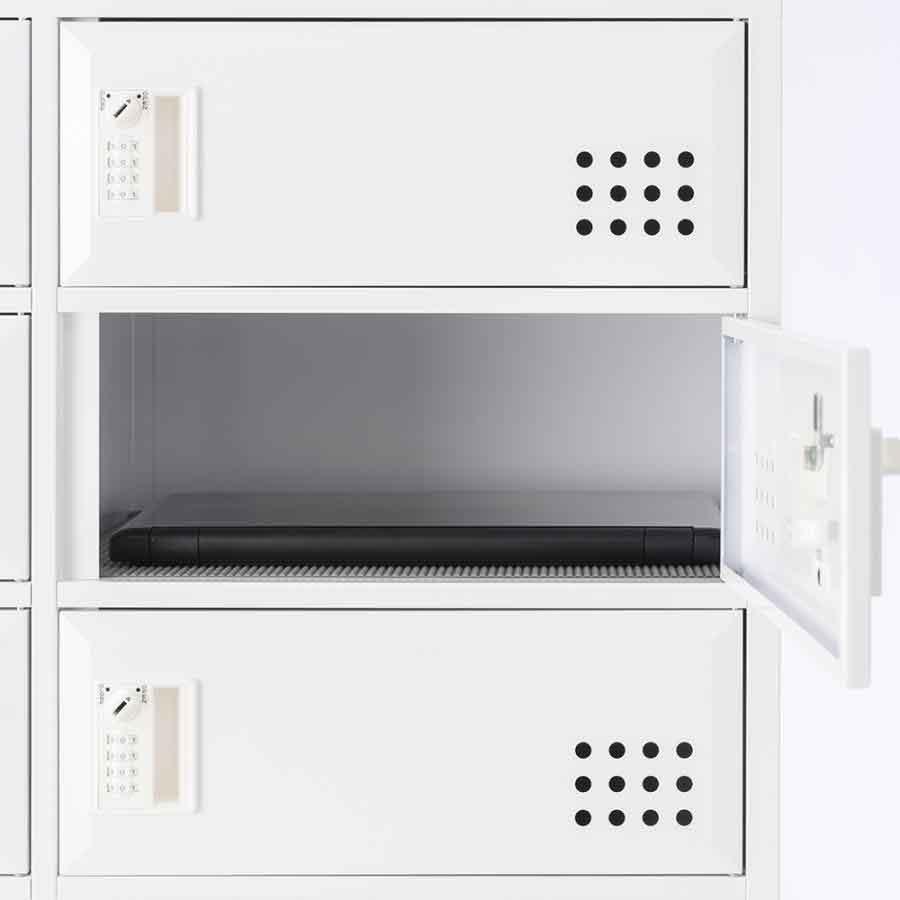 Note PC model（2列8段）シリンダー錠 NNMS-208 国産 ロッカー 鍵付き おしゃれ シンプル スタイリッシュ 　nnms-208_3