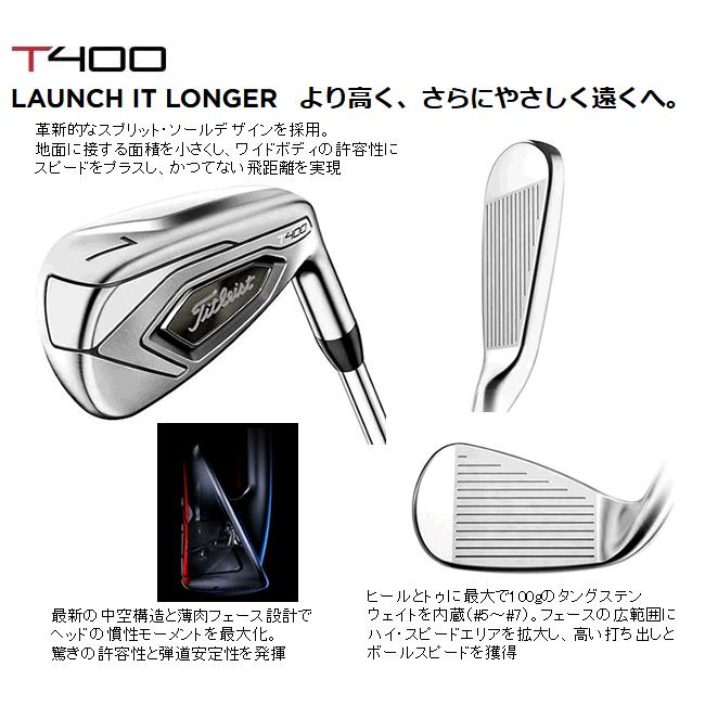 新品未使用 タイトリスト T400 2020年 55°単品アイアン ゼロス7 S Titleist 特 タイトリスト T400 アイアン 単品 W43 W49 W55 NS