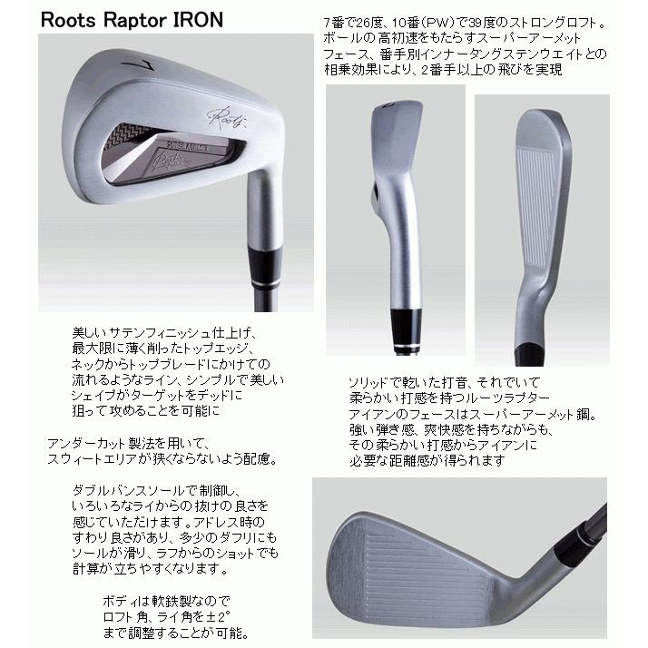 ルーツ Roots Raptor IRON アイアンセット 6本 中古クラブ