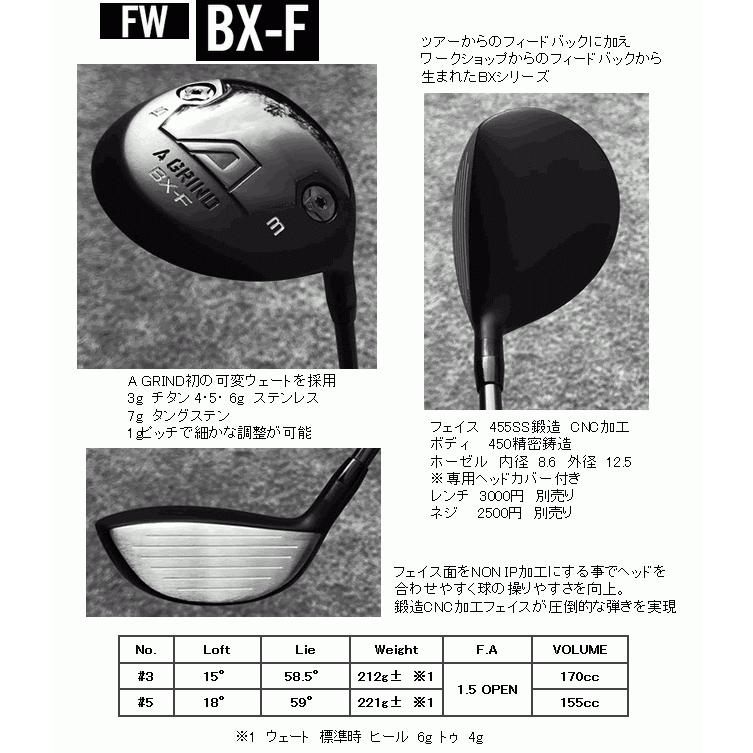 Aデザインゴルフ　Aグラインド　BX-F　フェアウェイウッド　テンセイ　CKプロオレンジ/プロホワイト1K　シリーズ　カスタムモデルの画像
