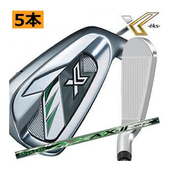 ダンロップ　ゼクシオ　エックス　アイアン　5本(6番〜9番・P)セット　Miyazaki AX-2 カーボン　21年モデル　ハドラス  :2021-t3-4-0064:ロック オン - 通販 - Yahoo!ショッピング