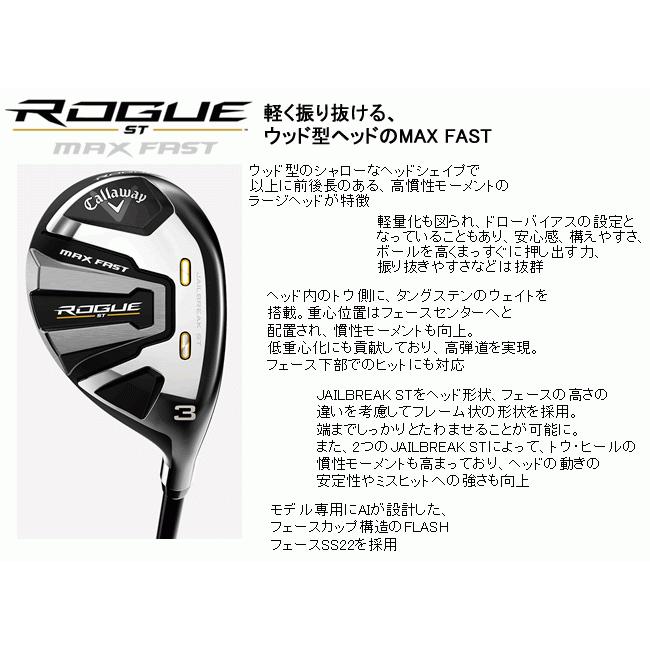 ローグ ST マックス ファスト ユーティリティ4H21° - ユーティリティ