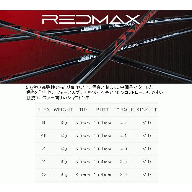 jbeam　ZY-SAMURAI　RED　MAX　ドライバー用　カーボンシャフト｜lockon｜02