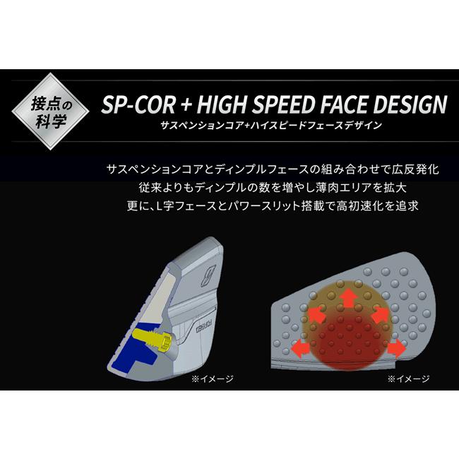 TOUR B ブリヂストンゴルフ 233HF アイアン 5本(6番〜P)セット