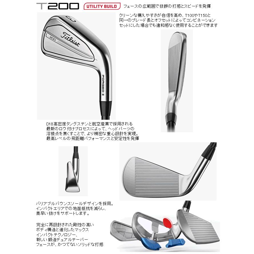 タイトリスト T200(23) ユーティリティ アイアン フジクラ MCI100 