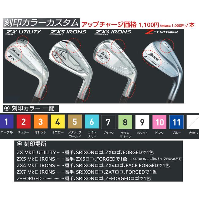 レフティ アイアン 6本セット SRIXON スリクソン ZX5 Mk II アイアン