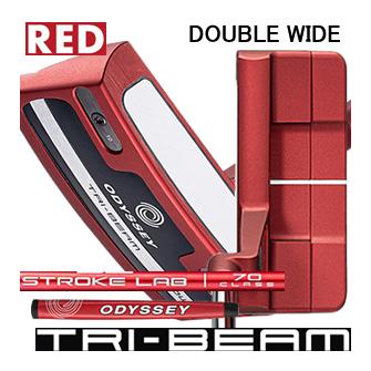 オデッセイ TRI-BEAM RED(トライビームレッド) パター ダブルワイド 