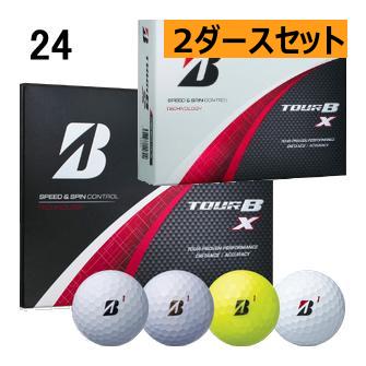 TOUR B 即 ブリヂストンゴルフ ツアー B X ボール 2ダースセット 24年