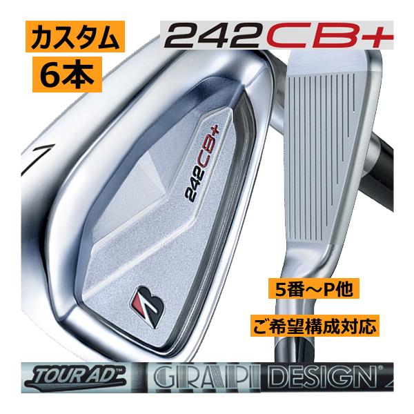 BRIDGESTONE - ４番アイアン TOUR B ブリヂストンゴルフ 242CB+ アイアン 6本(5番〜P 他構成